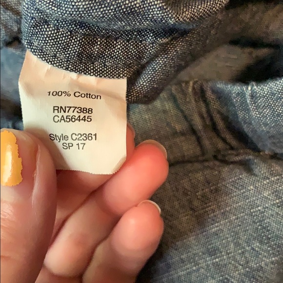 J.Crew Chambray Drawstring Shorts Small - Picture 5 of 5